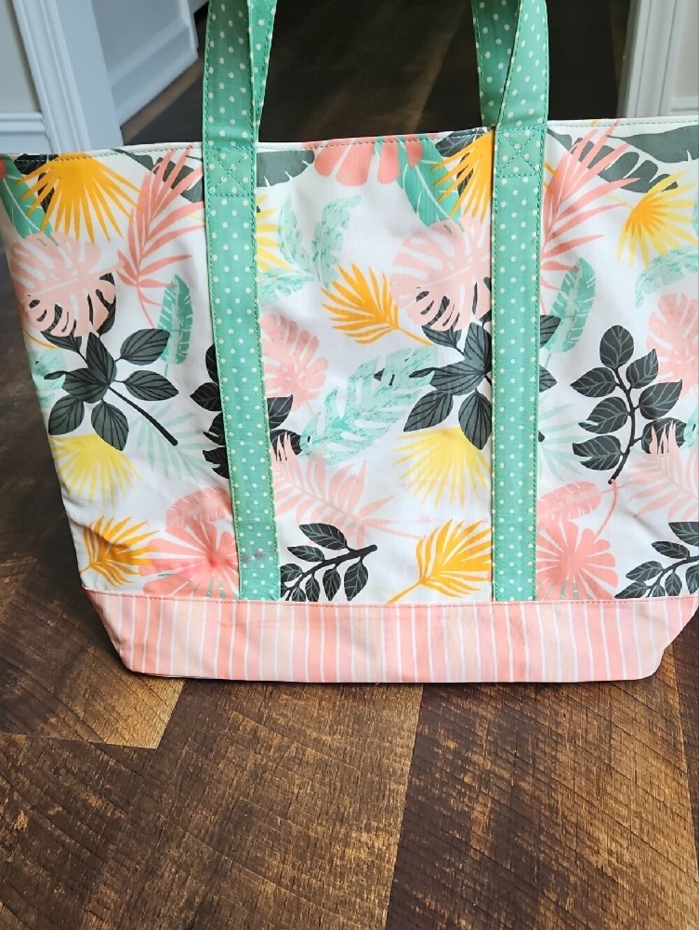 Matilda Jane Coral, Mint & Yellow Tropical Tote - Picture 6 of 6